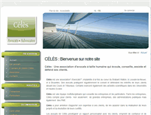 Tablet Screenshot of celes.be